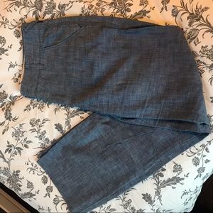 J.Crew chambray city fit pants